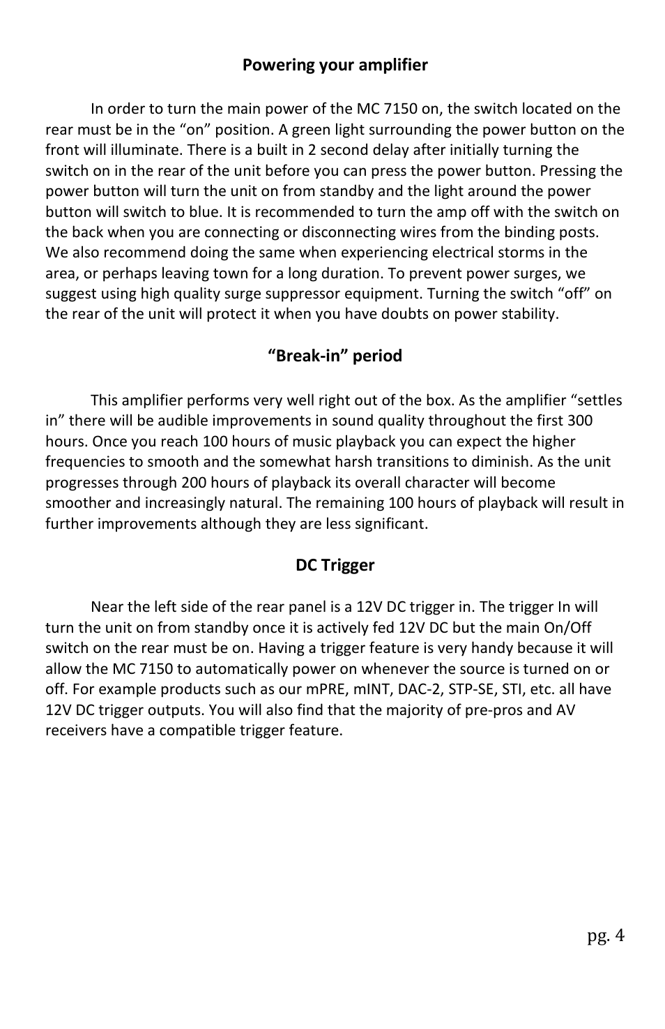 Wyred 4 Sound MC 7150 User Manual | Page 6 / 12