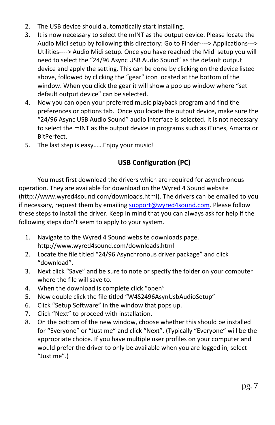 Pg. 7 | Wyred 4 Sound mINT User Manual | Page 9 / 16