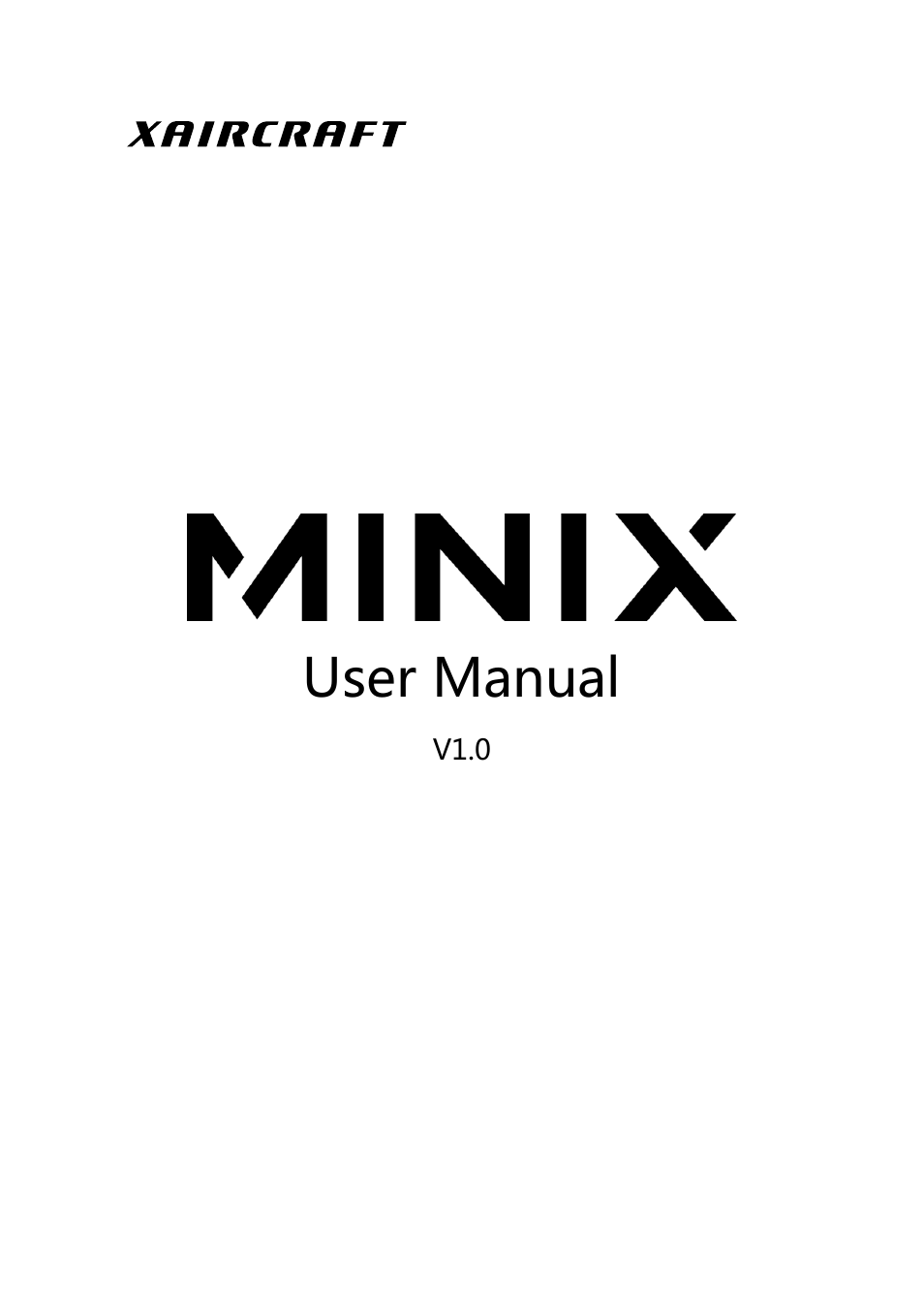 XAIRCRAFT MINIX User Manual | 28 pages