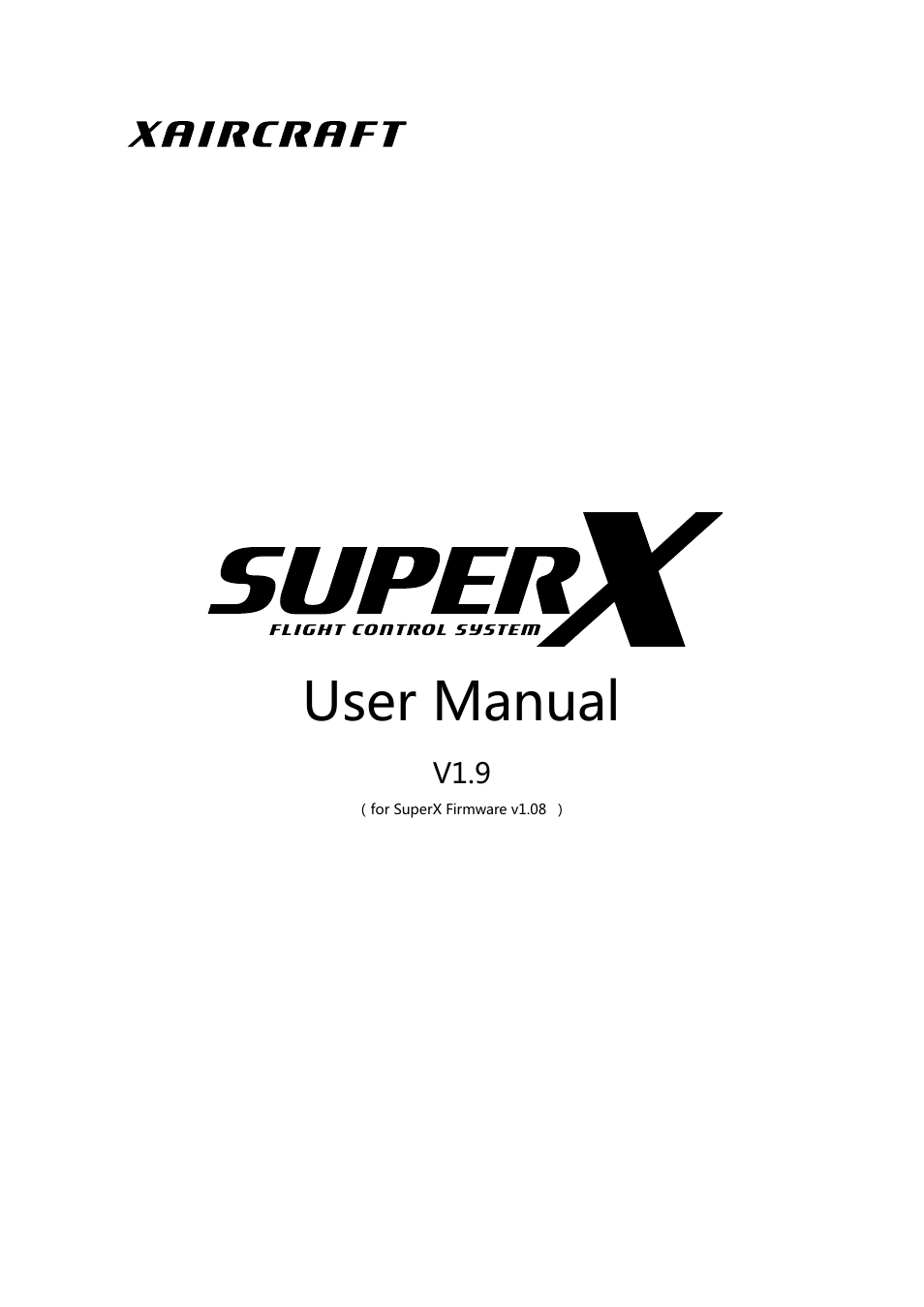 XAIRCRAFT Super X User Manual | 31 pages