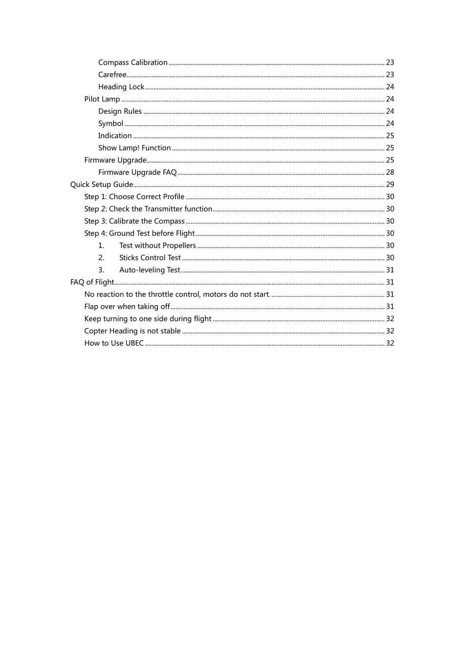 XAIRCRAFT FC1212-P User Manual | Page 3 / 39