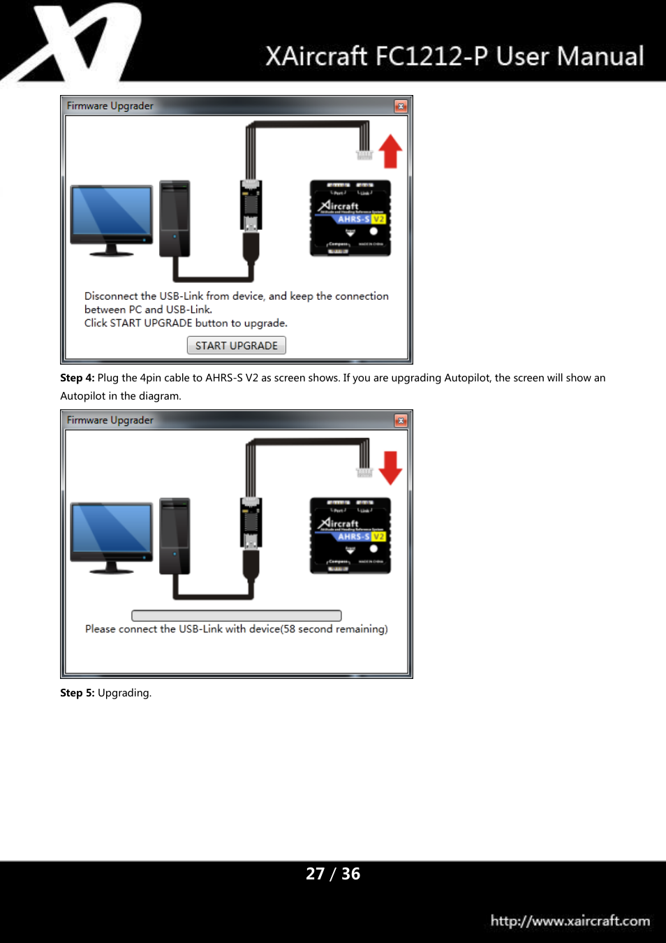 XAIRCRAFT FC1212-P User Manual | Page 30 / 39
