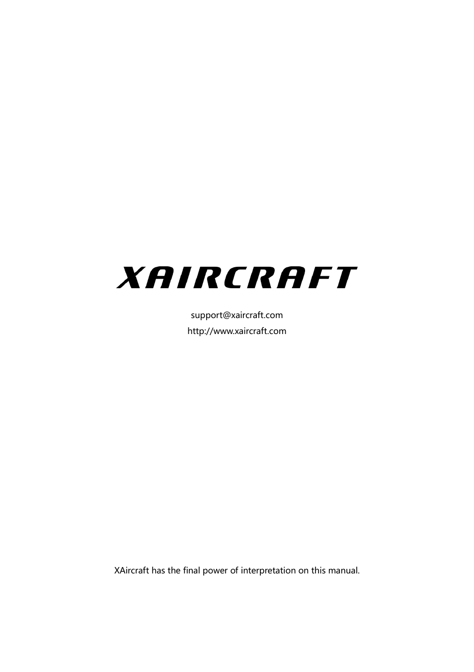 XAIRCRAFT STELLA User Manual | Page 16 / 16