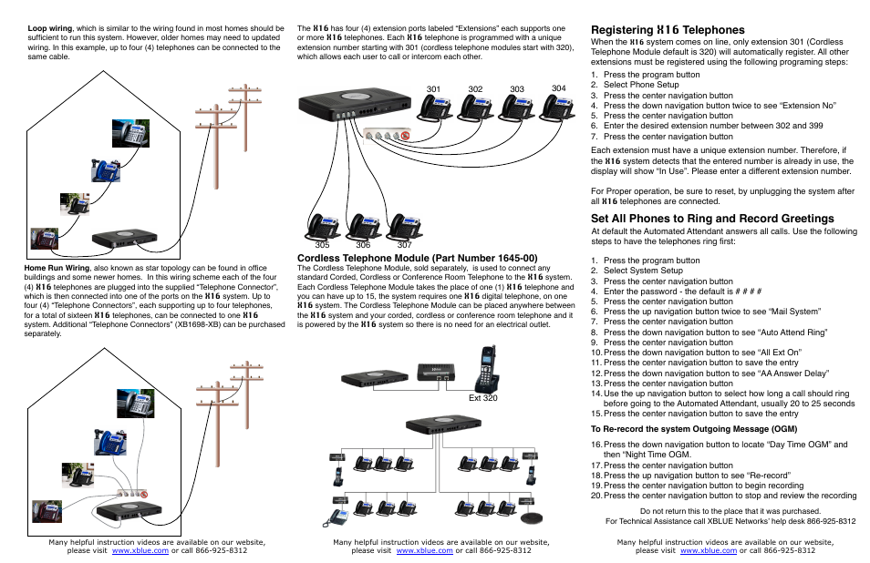 Xblue Networks X16 User Manual | Page 2 / 2
