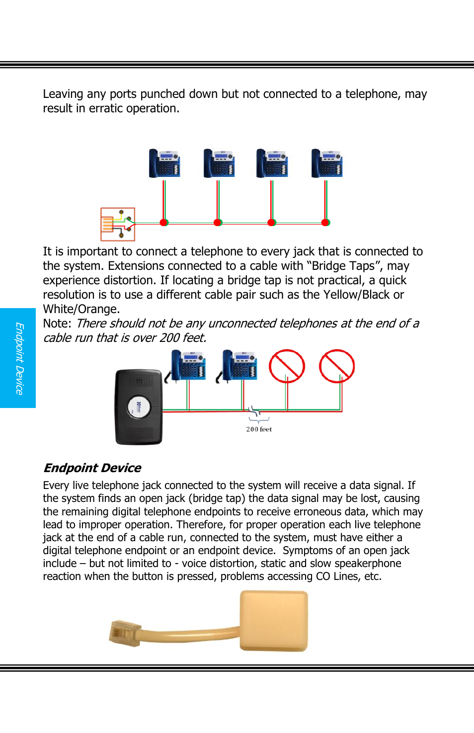 Endpoint device | Xblue Networks X16 User Manual | Page 18 / 72