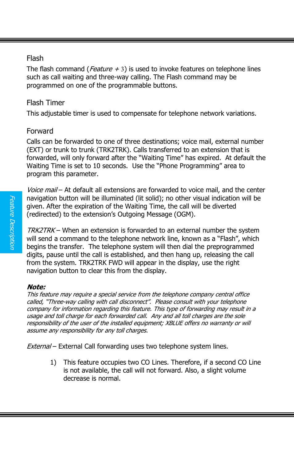 Lash, Imer, Orward | Xblue Networks X16 User Manual | Page 28 / 72
