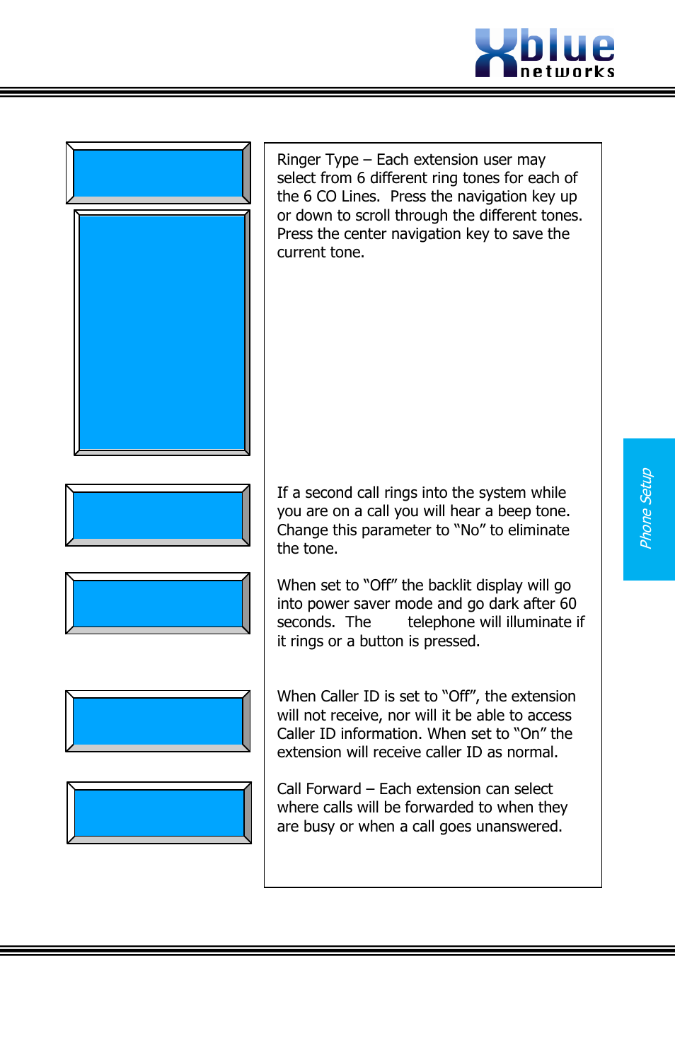 Issue 2 | Xblue Networks X16 User Manual | Page 41 / 72