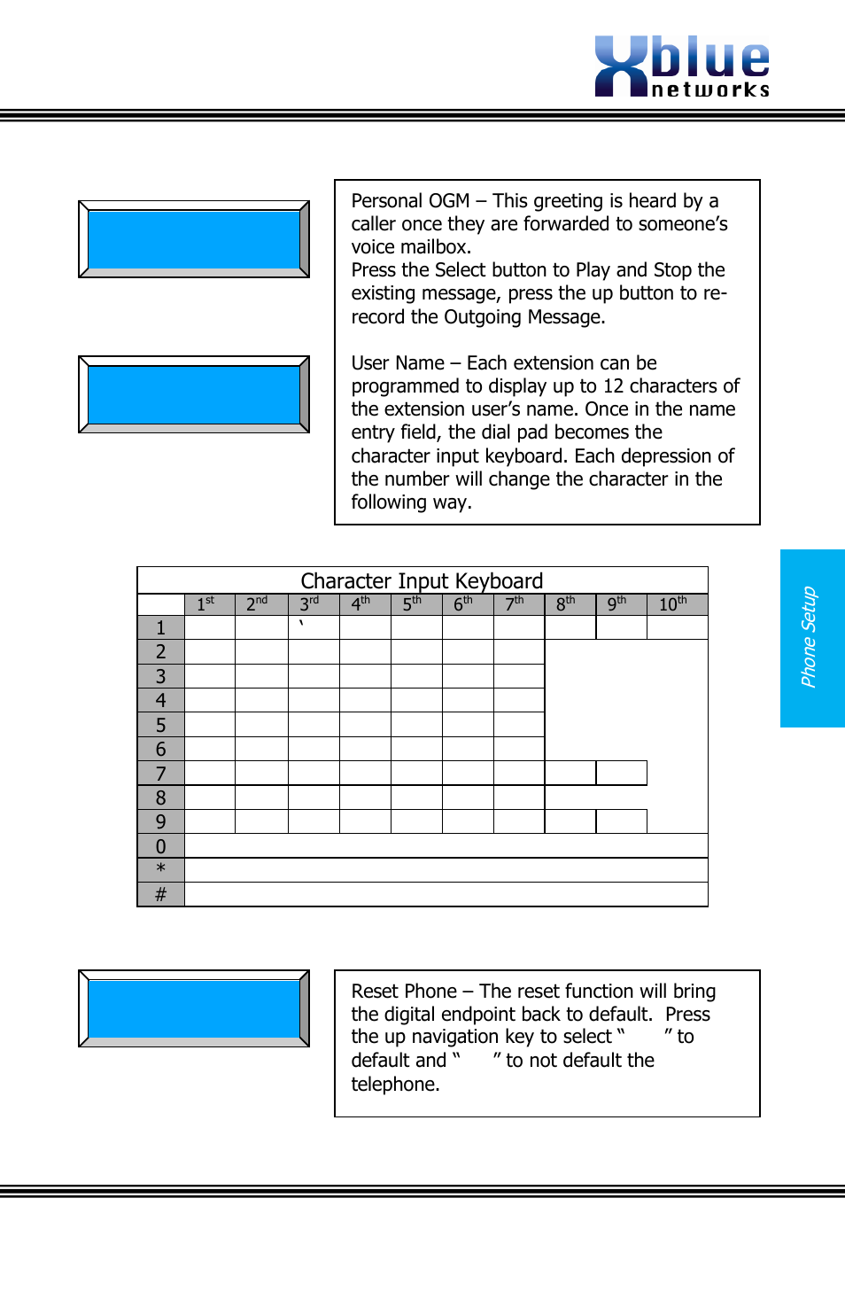Issue 2 | Xblue Networks X16 User Manual | Page 43 / 72