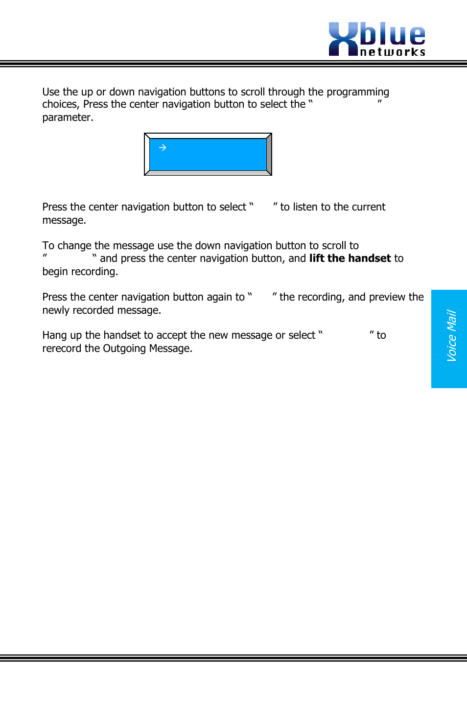 Xblue Networks X16 User Manual | Page 47 / 52