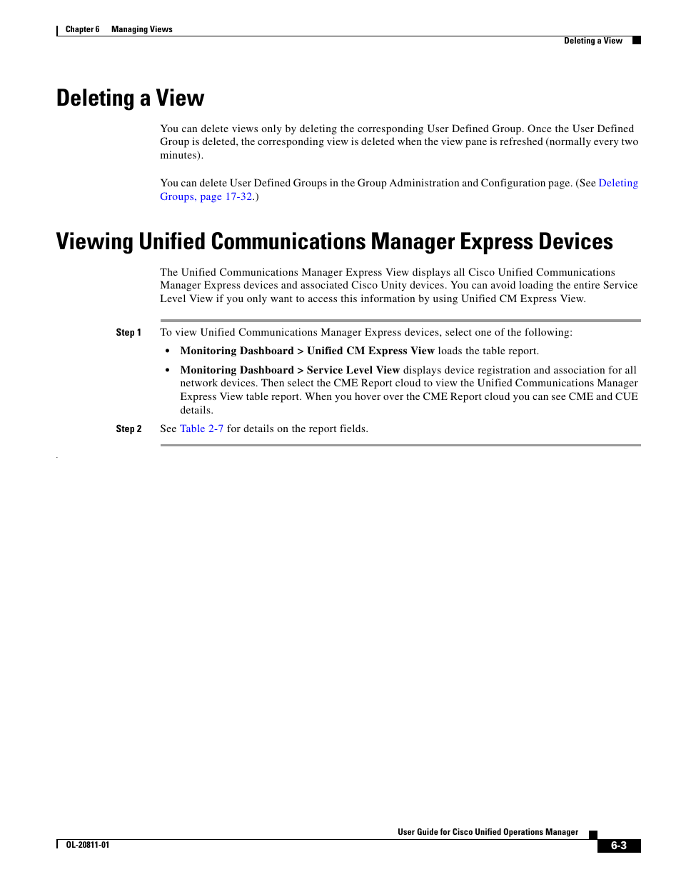 Deleting a view | Cisco OL-20811-01 User Manual | Page 3 / 4