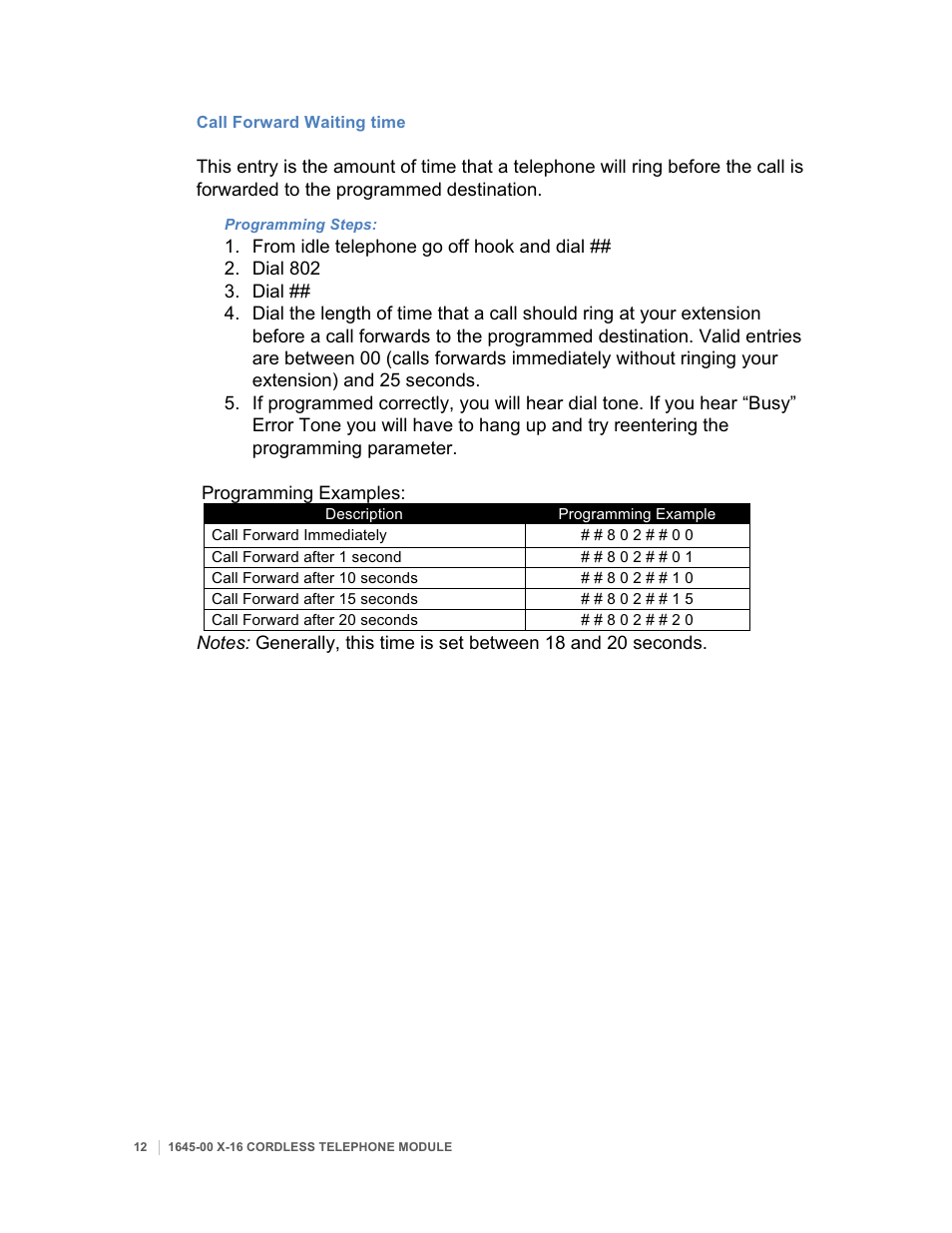 Xblue Networks X16 User Manual | Page 12 / 23
