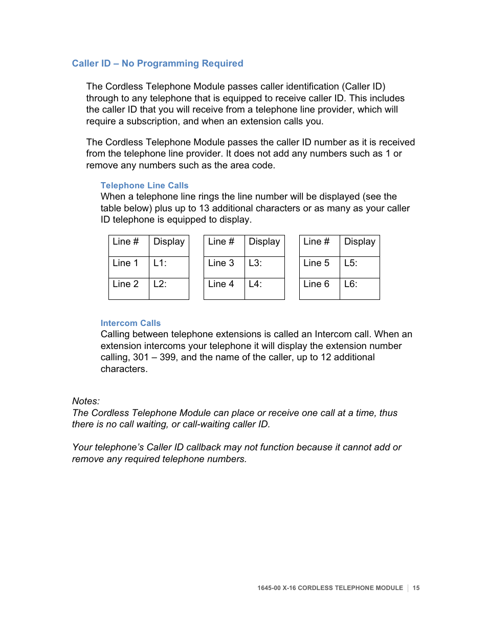 Xblue Networks X16 User Manual | Page 15 / 23