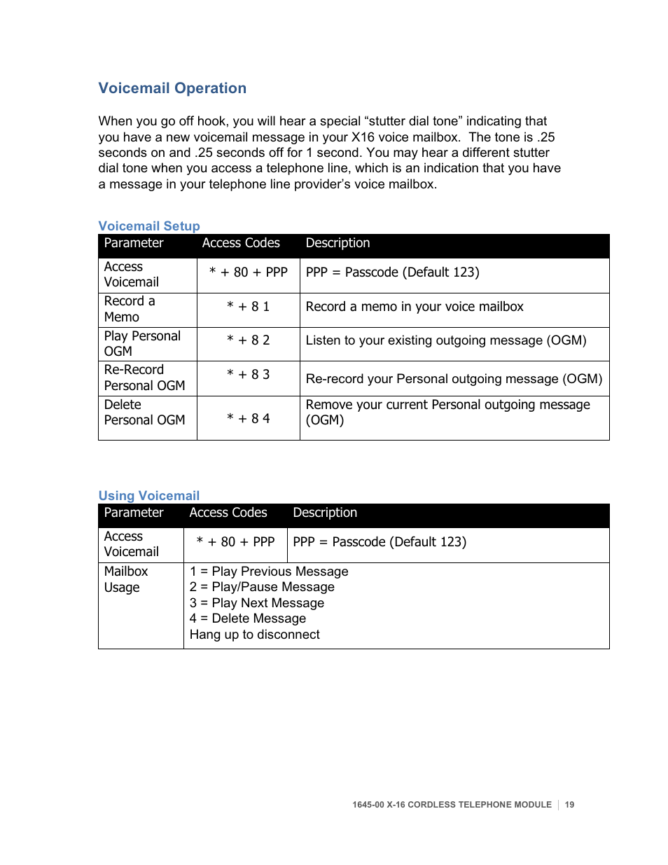 Xblue Networks X16 User Manual | Page 19 / 23