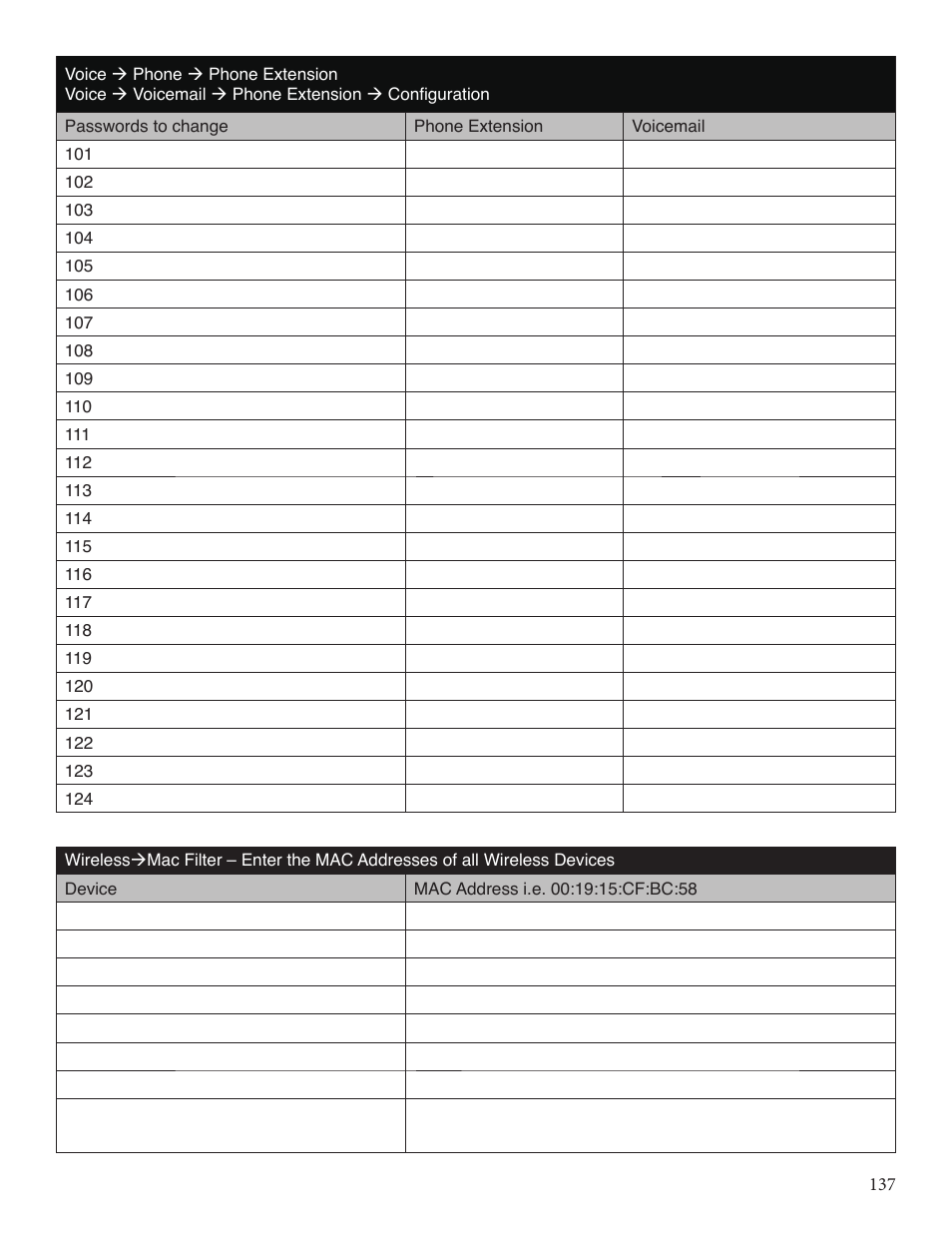 Xblue Networks X-25 User Manual | Page 137 / 148