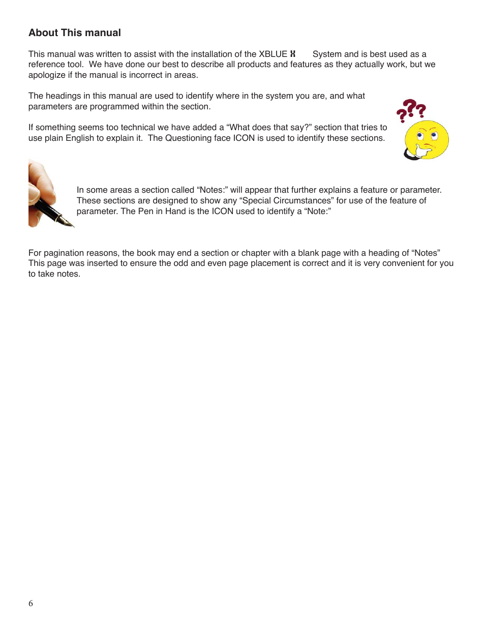 Xblue Networks X-25 User Manual | Page 6 / 148