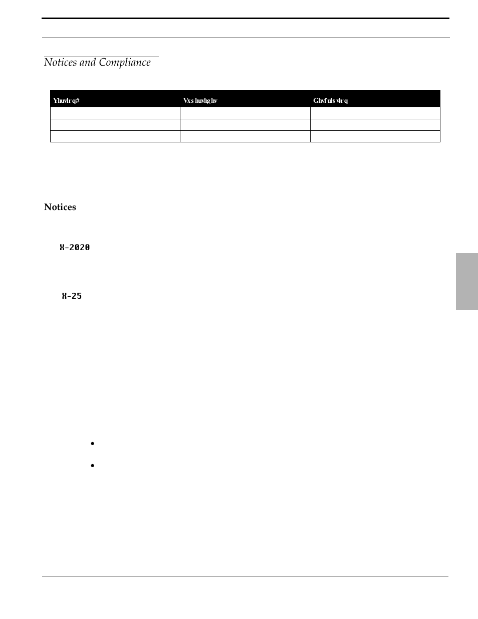 Notices and compliance, Notices | Xblue Networks X-2020 User Manual | Page 7 / 106
