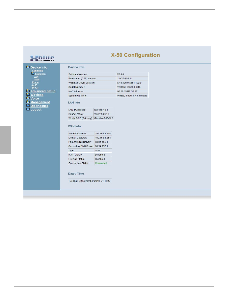 Xblue Networks X-50 User Manual | Page 104 / 260