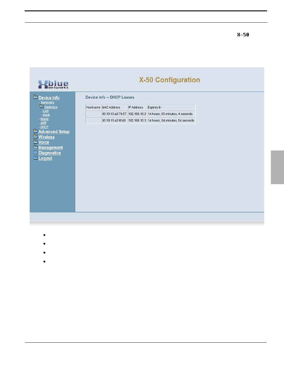 Xblue Networks X-50 User Manual | Page 109 / 260