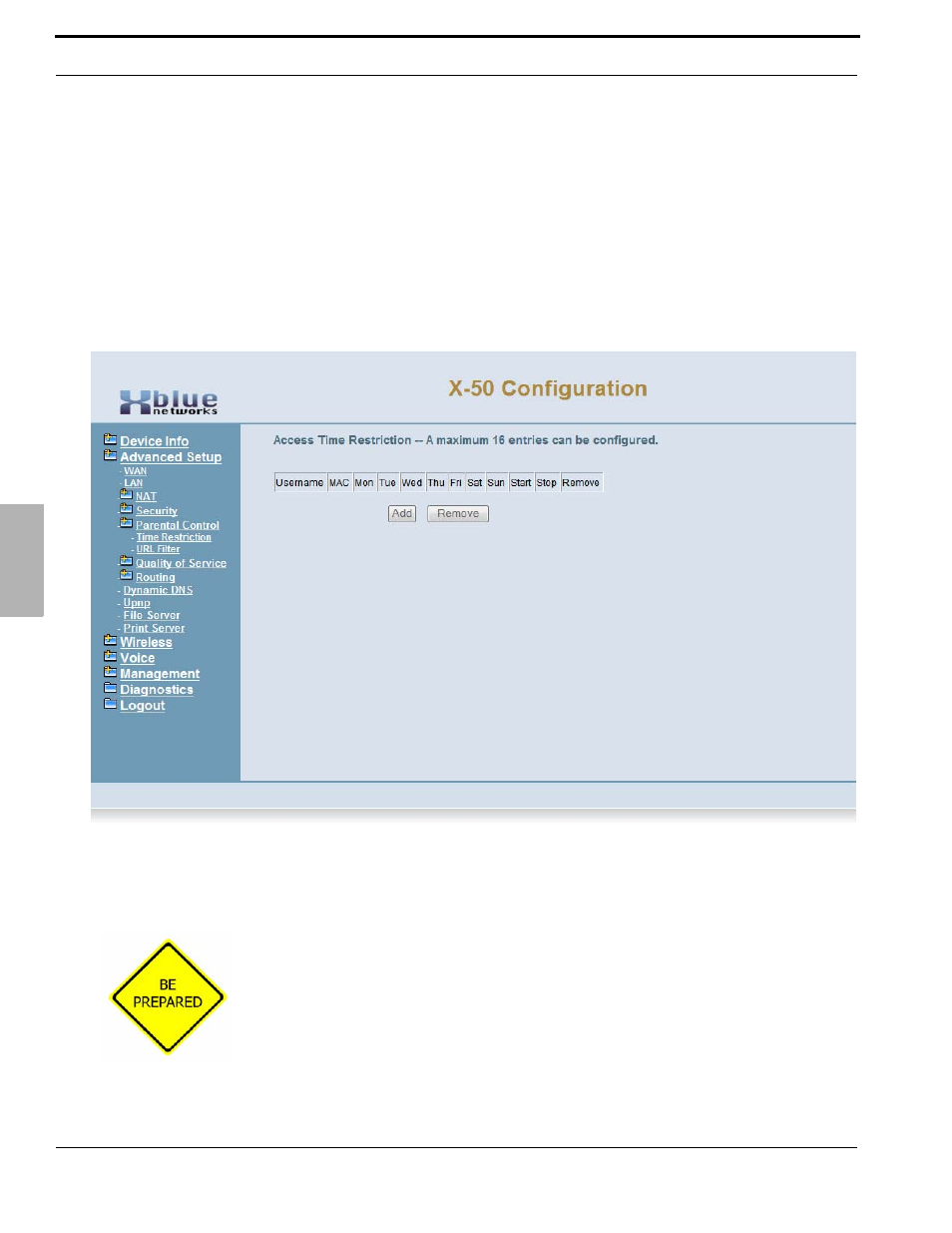 Xblue Networks X-50 User Manual | Page 128 / 260