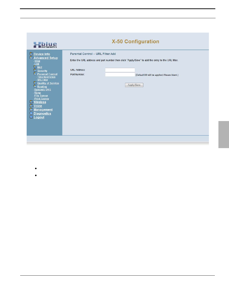Xblue Networks X-50 User Manual | Page 131 / 260