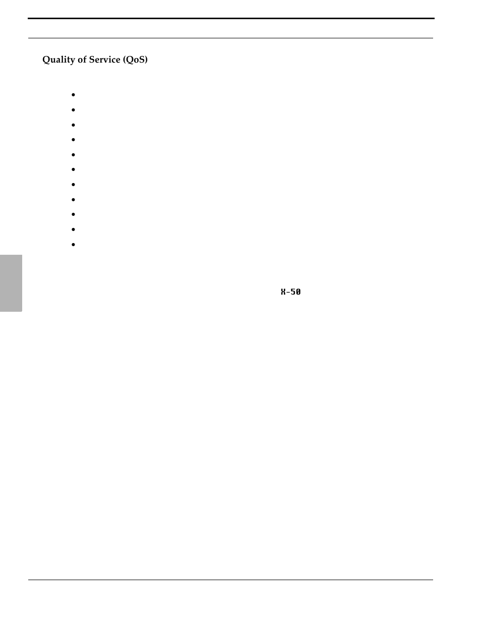 Quality of service (qos) | Xblue Networks X-50 User Manual | Page 132 / 260