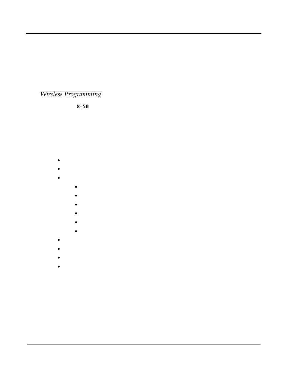 8 wireless programming, Wireless programming | Xblue Networks X-50 User Manual | Page 145 / 260