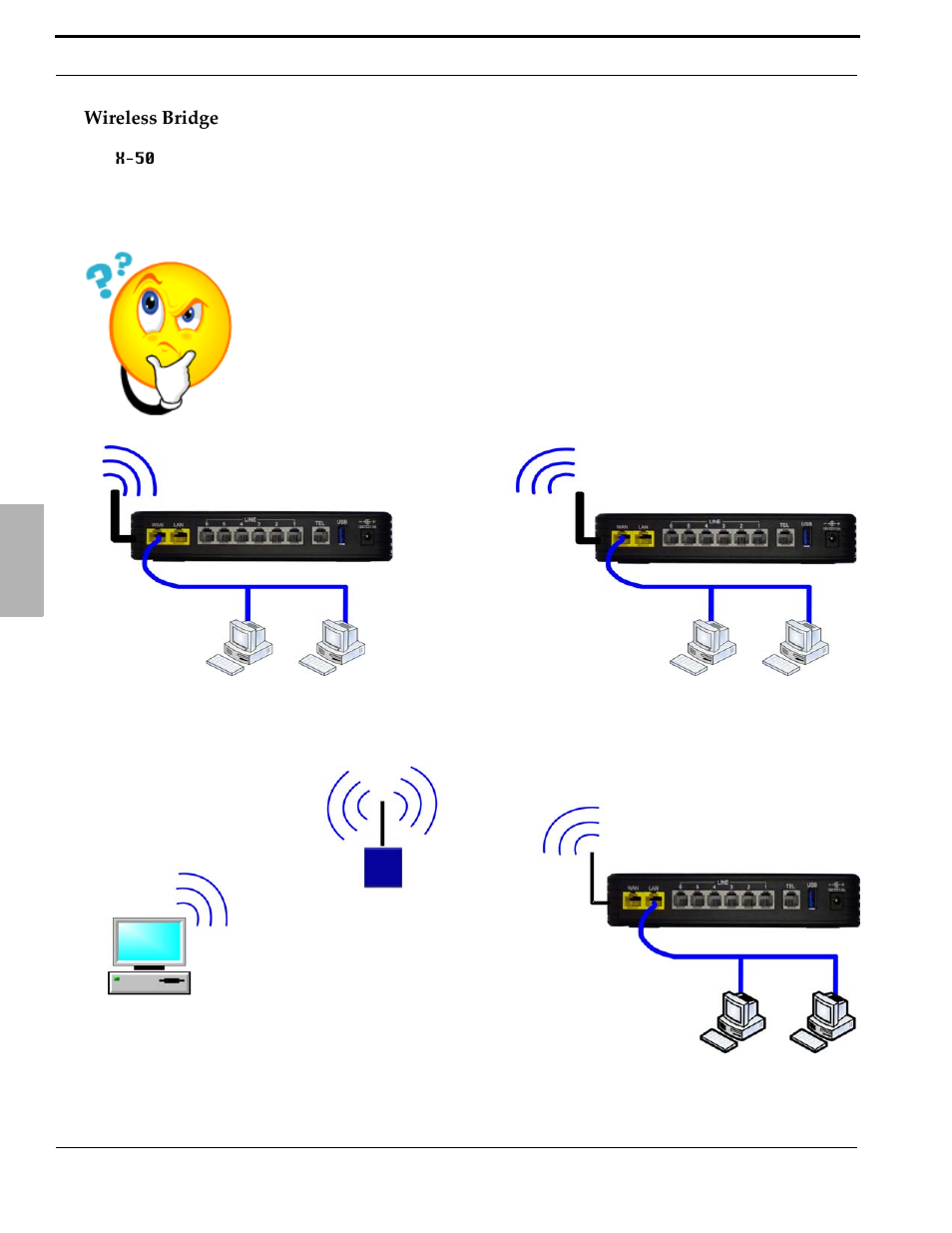 Wireless bridge | Xblue Networks X-50 User Manual | Page 156 / 260