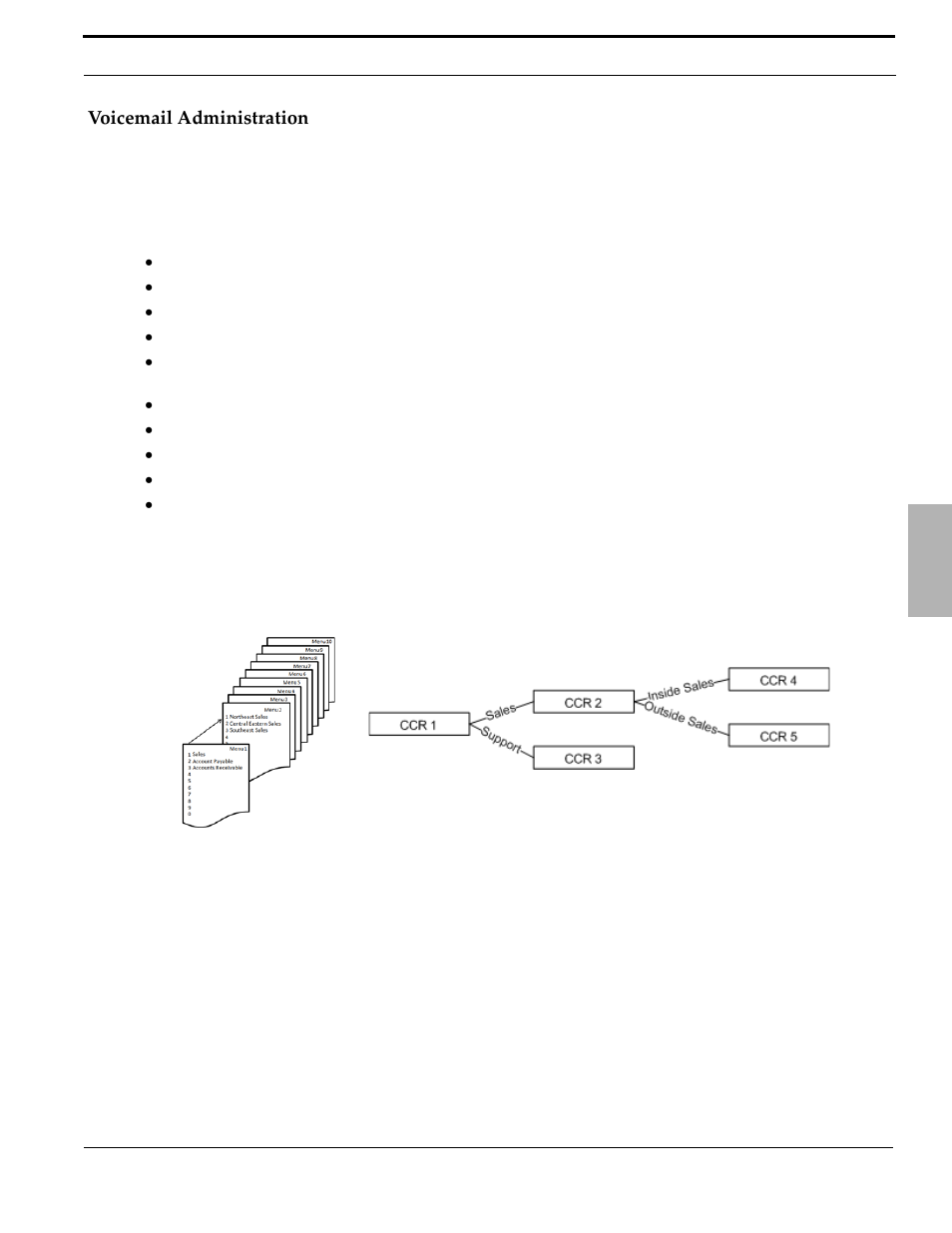 Voicemail administration | Xblue Networks X-50 User Manual | Page 241 / 260