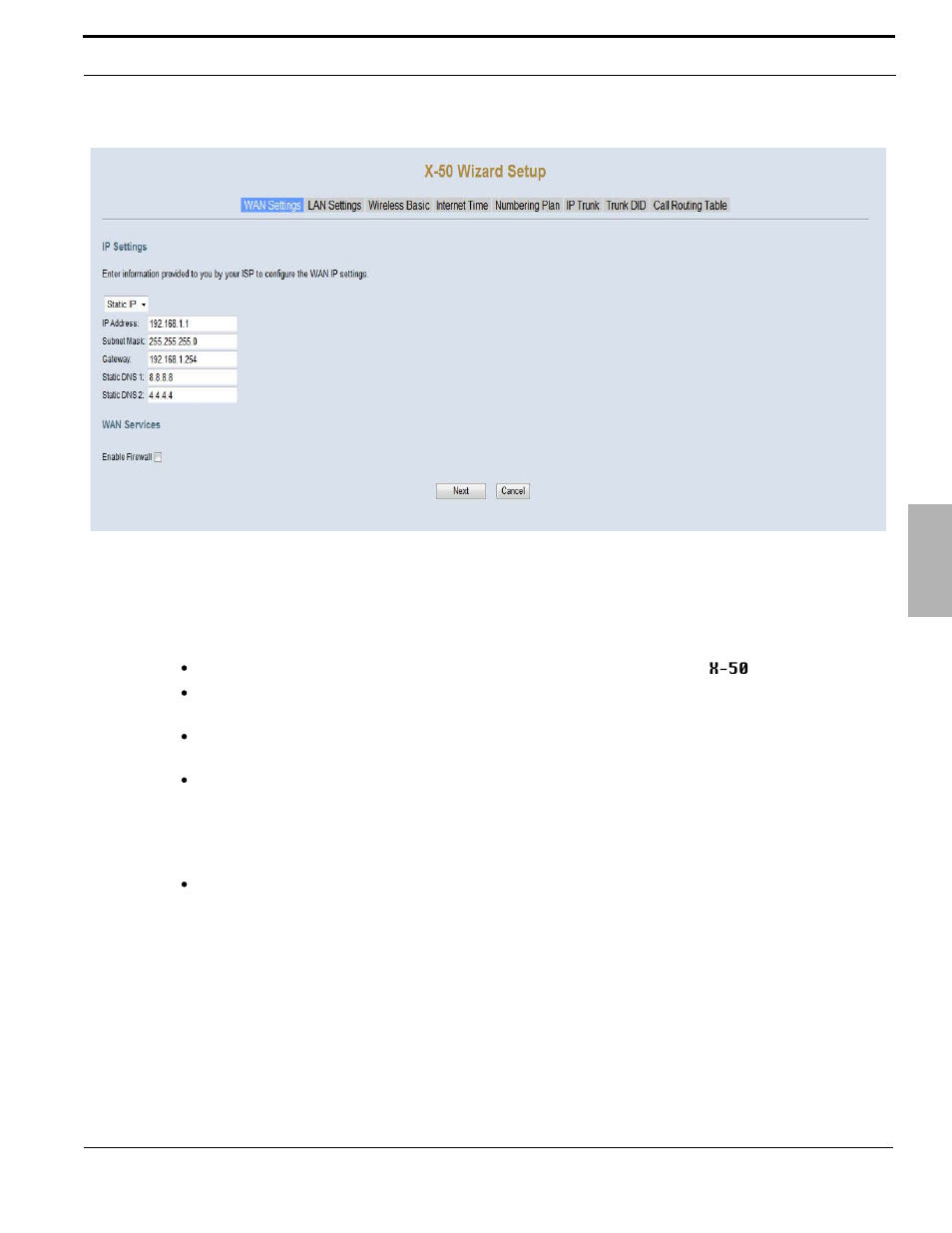 Xblue Networks X-50 User Manual | Page 85 / 260