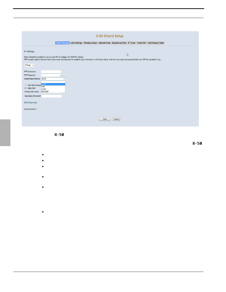 Xblue Networks X-50 User Manual | Page 86 / 260