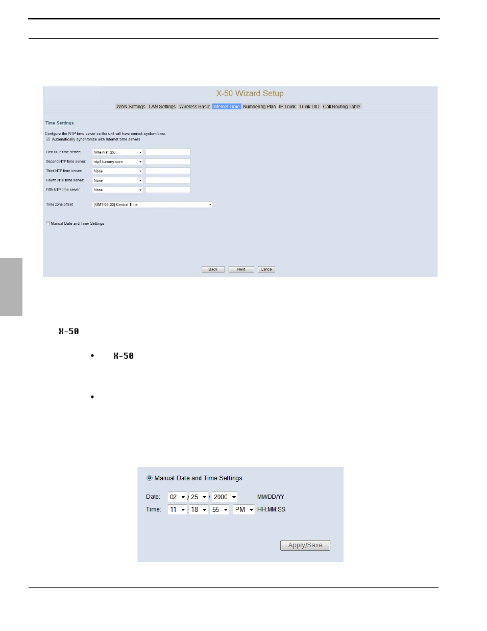 Rnet time | Xblue Networks X-50 User Manual | Page 90 / 260