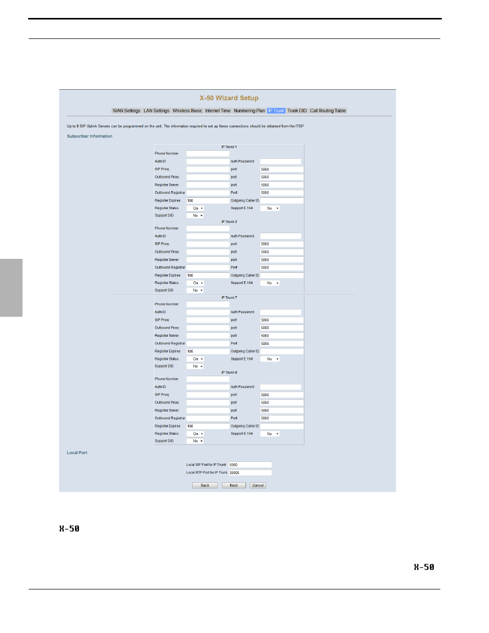 Unks (if needed), Unk) | Xblue Networks X-50 User Manual | Page 94 / 260