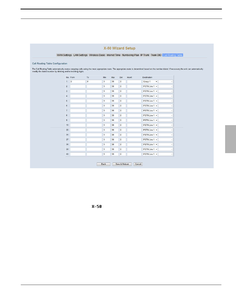 Xblue Networks X-50 User Manual | Page 97 / 260