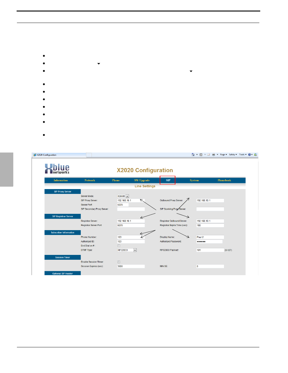 Xblue Networks X-50 User Manual | Page 24 / 106