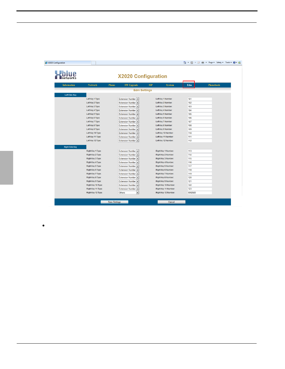 Xblue Networks X-50 User Manual | Page 34 / 106