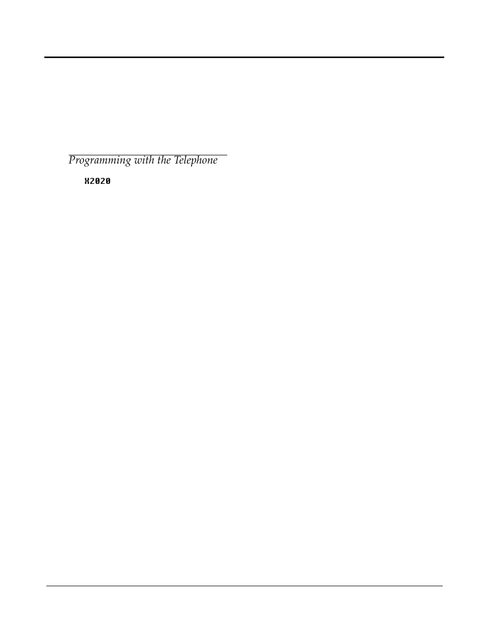 5 telephone programming, Programming with the telephone, 5 programming with the telephone | Xblue Networks X-50 User Manual | Page 61 / 106