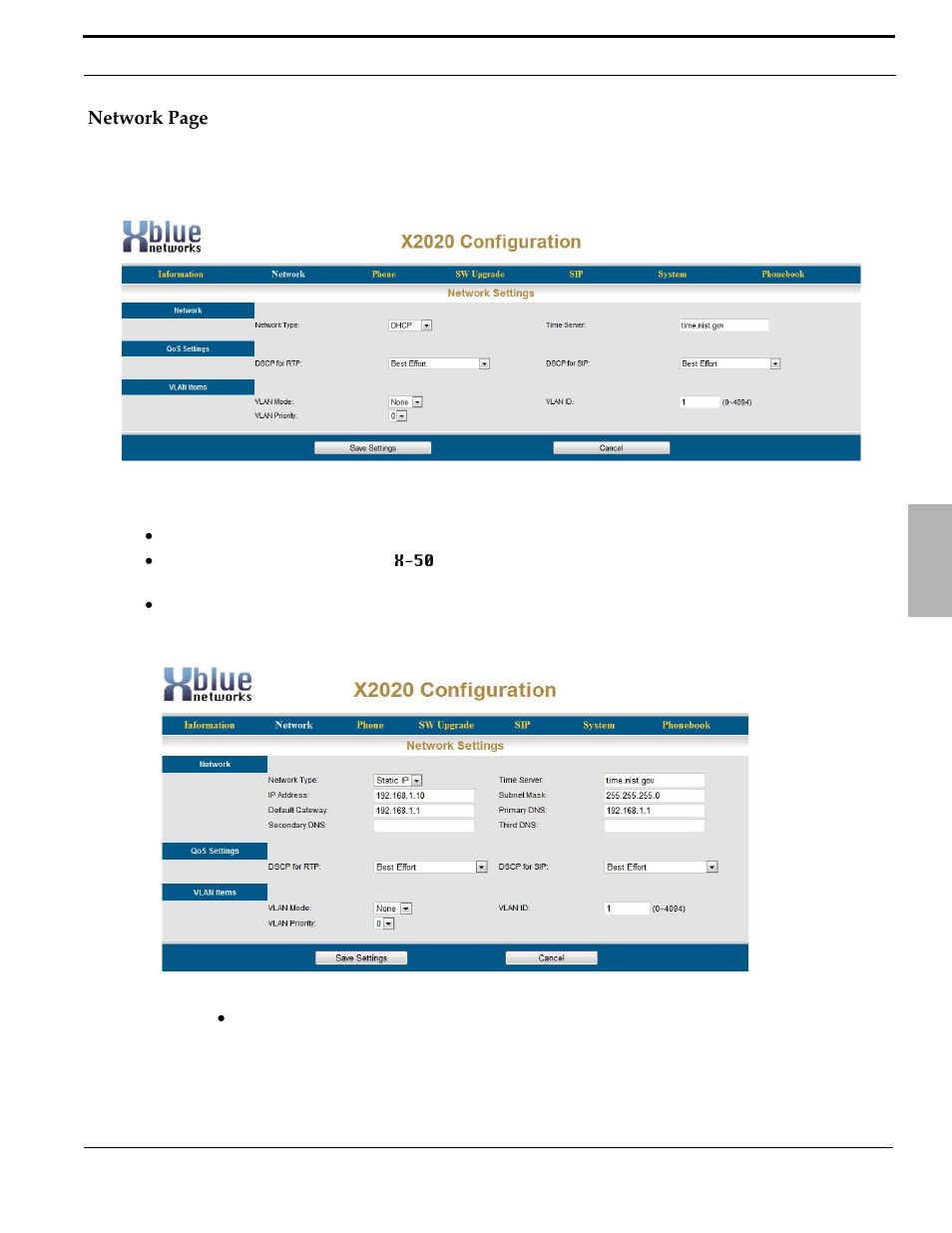Xblue Networks X-50 User Manual | Page 75 / 106