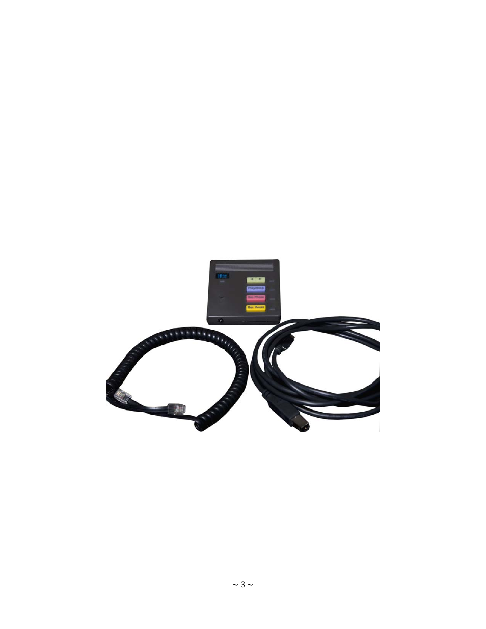 What comes with the usb recorder | Xblue Networks X-7 User Manual | Page 3 / 16