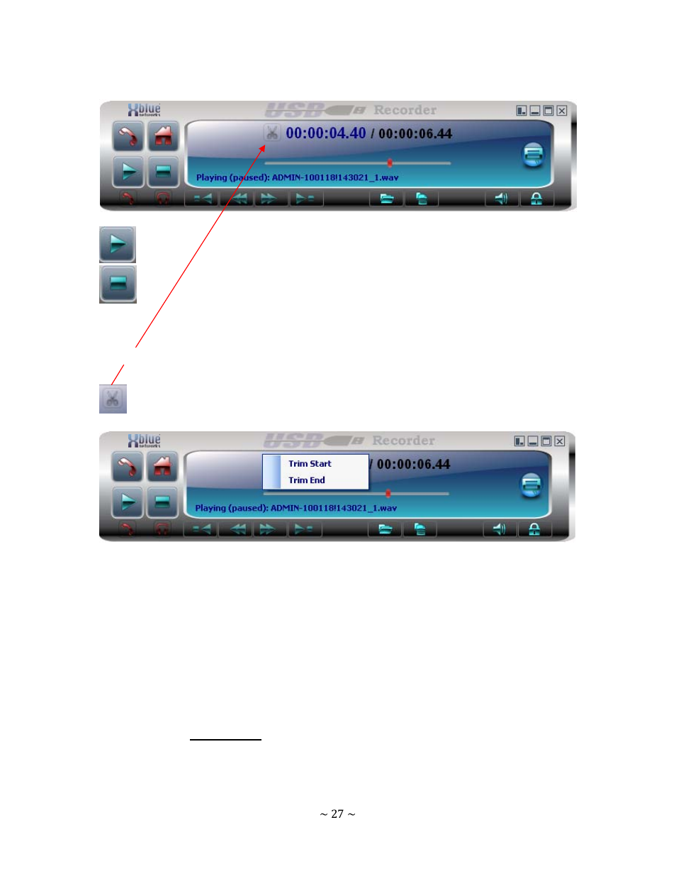 Xblue Networks X-7 User Manual | Page 27 / 37