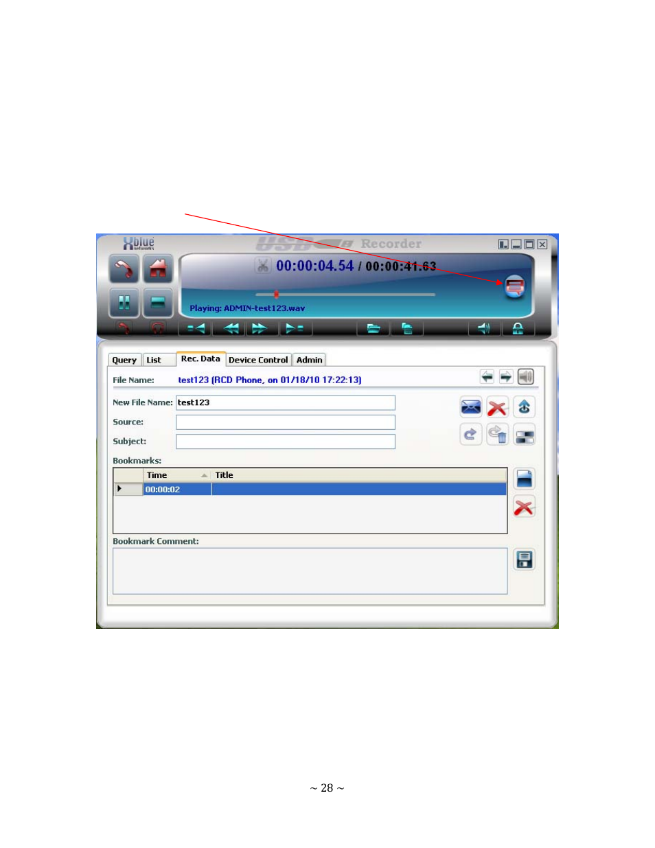 Bookmarks | Xblue Networks X-7 User Manual | Page 28 / 37