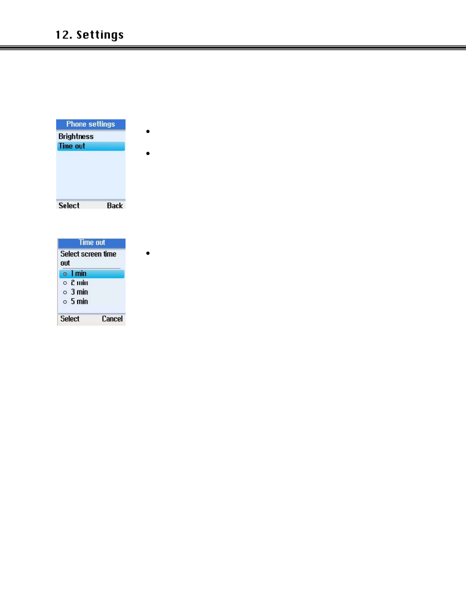 Timeout | Xblue Networks Skype Phone User Manual | Page 54 / 60