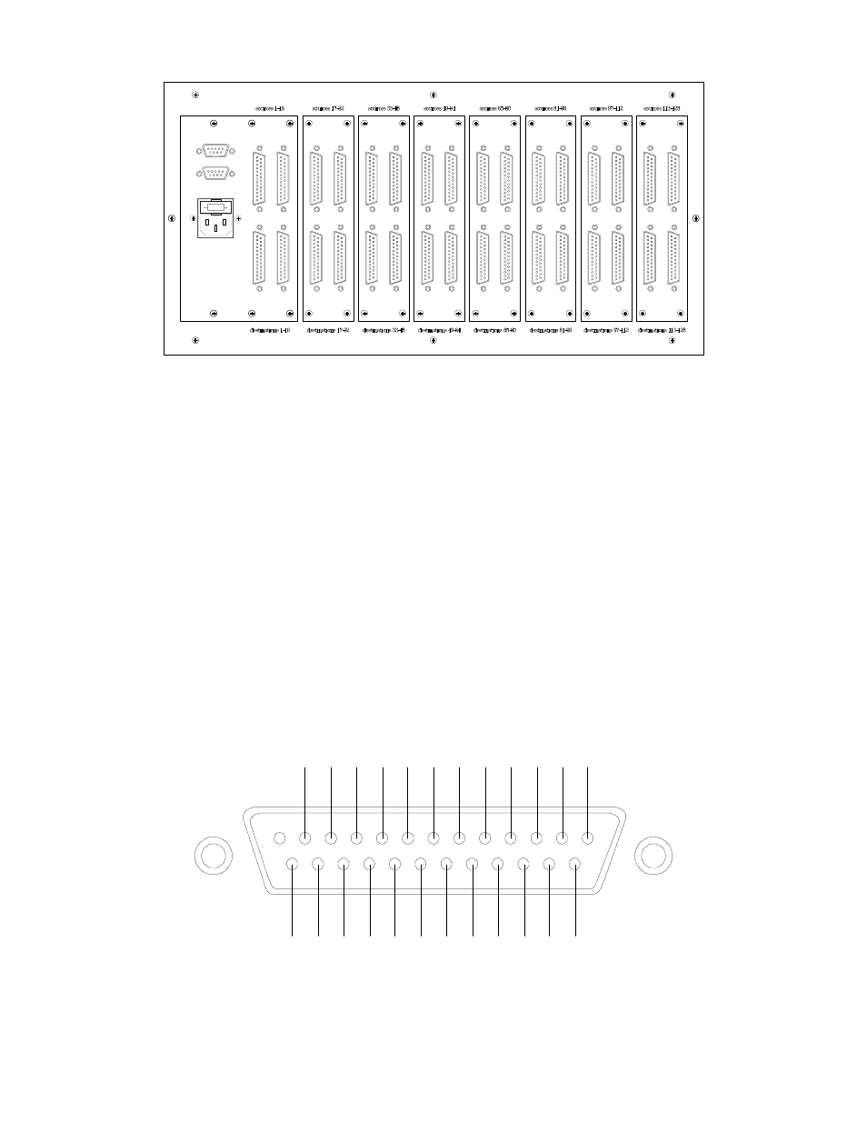 Figure 1: digital detangler pro rear panel layouts | Z-Systems z-256.z256 digital detangler User Manual | Page 2 / 5