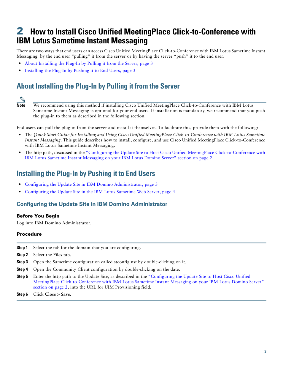 Installing the plug-in by pushing it to end users | Cisco 6.x and 7.0 User Manual | Page 3 / 4