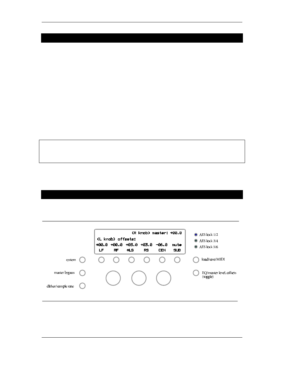 Making physical connections, Front panel controls | Z-Systems z-K6 K-Surround Processor User Manual | Page 3 / 12