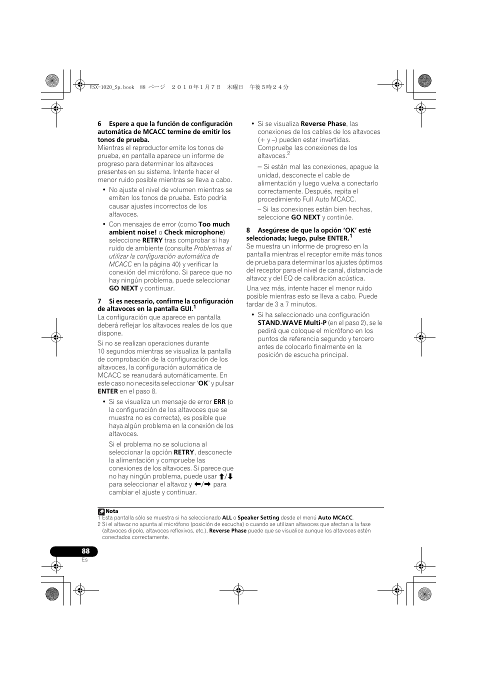 Pioneer VSX-1020 User Manual | Page 216 / 260