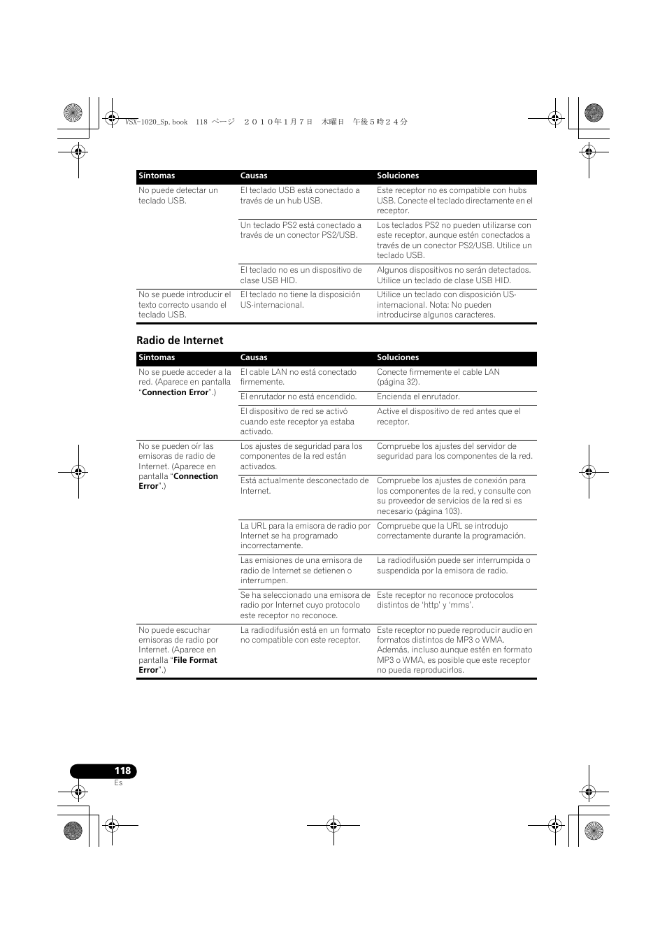 Radio de internet | Pioneer VSX-1020 User Manual | Page 246 / 260