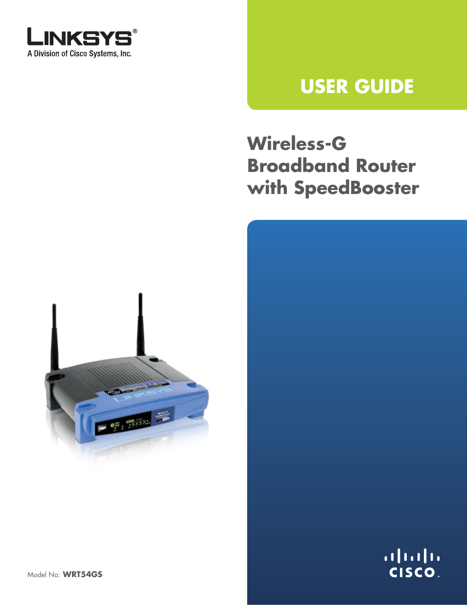 Linksys WRT54GS User Manual | 32 pages