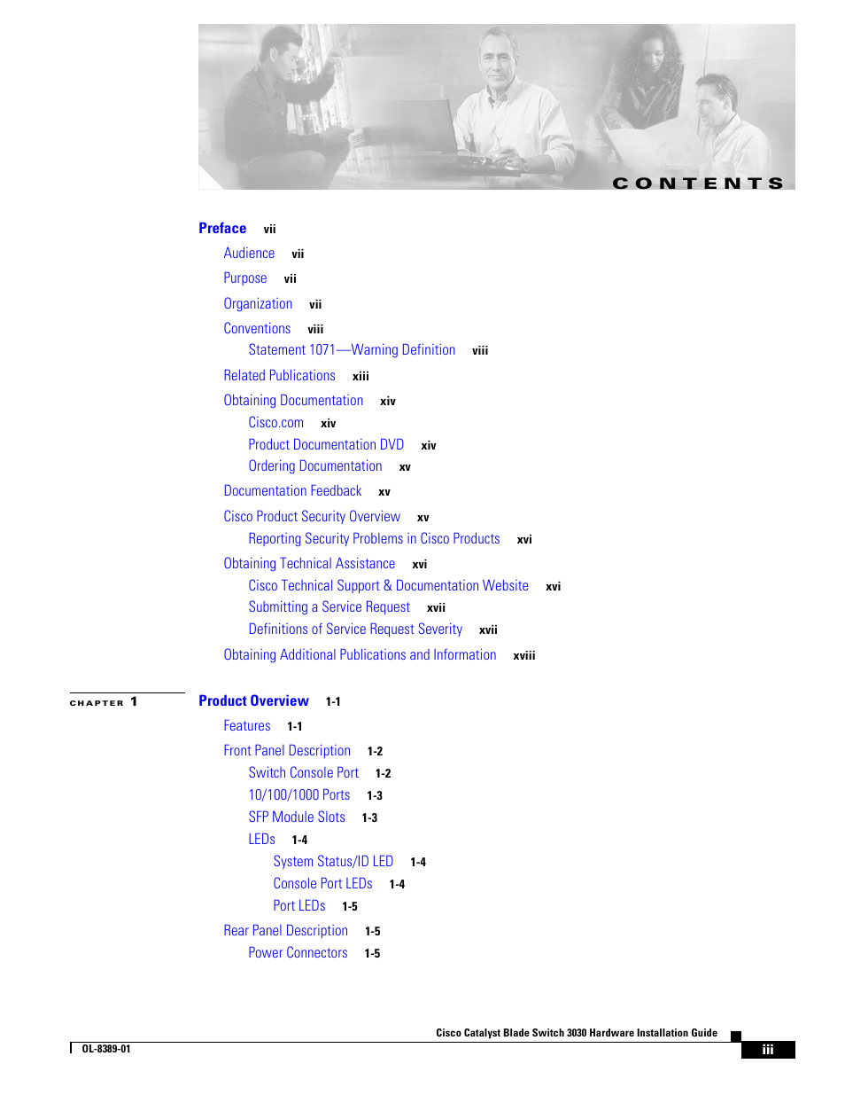 Cisco 3030 User Manual | Page 3 / 72