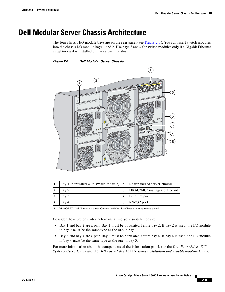 Dell modular server chassis architecture | Cisco 3030 User Manual | Page 33 / 72