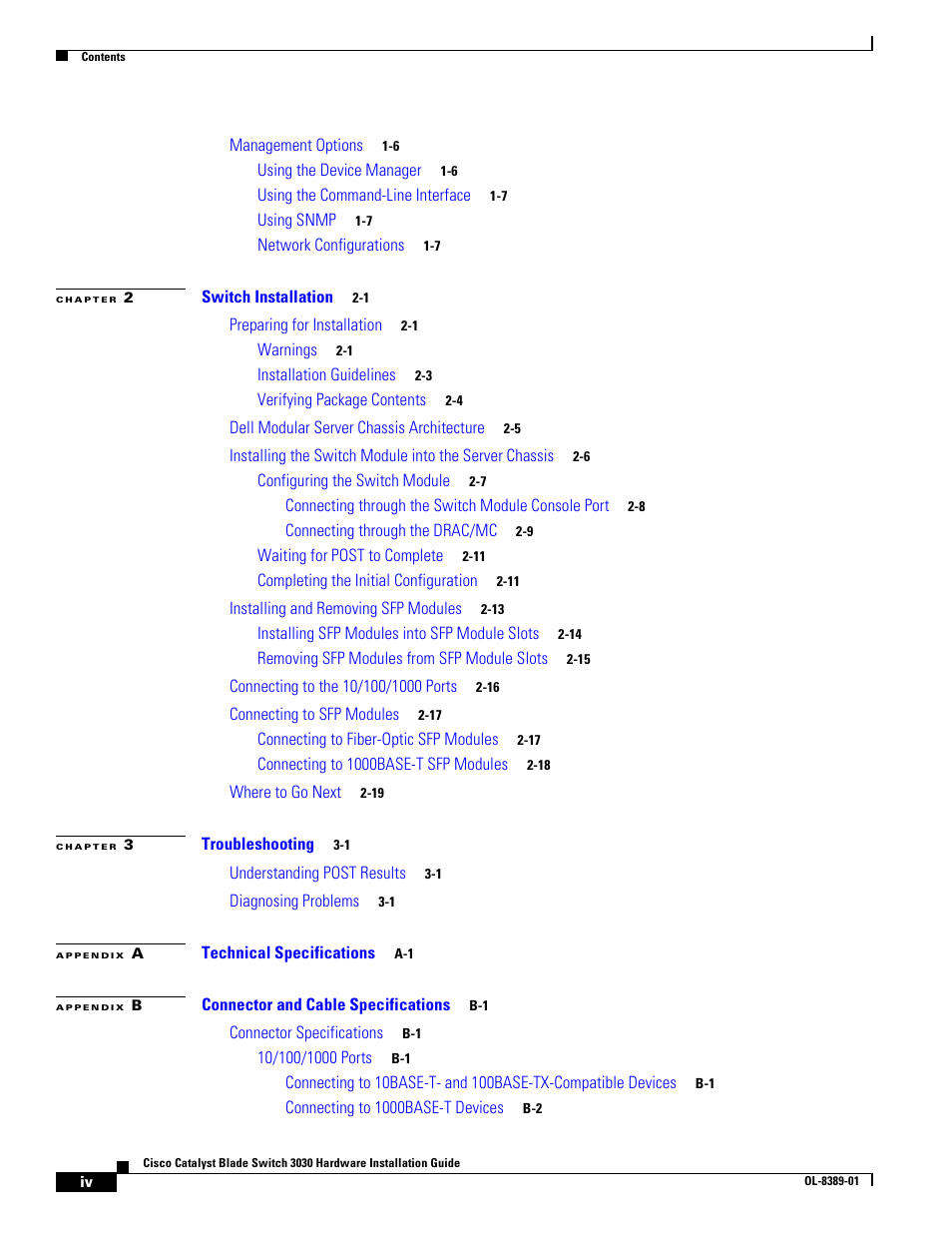 Cisco 3030 User Manual | Page 4 / 72